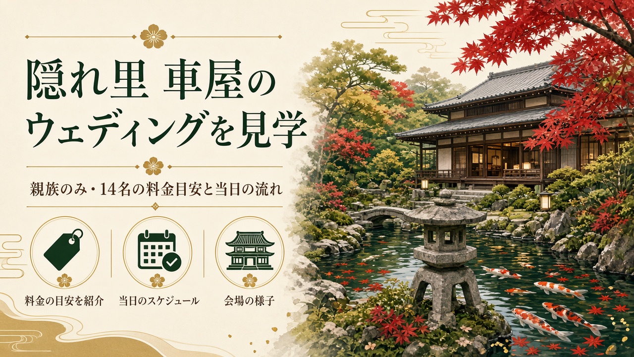 隠れ里 車屋のウェディング見学記